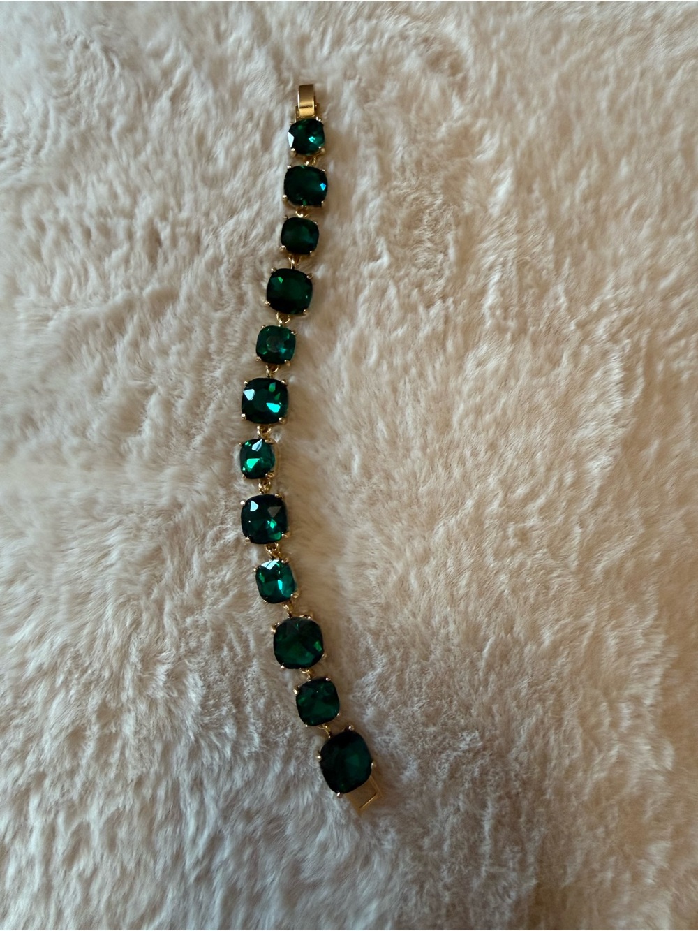 Emerald Green Crystal Bracelet